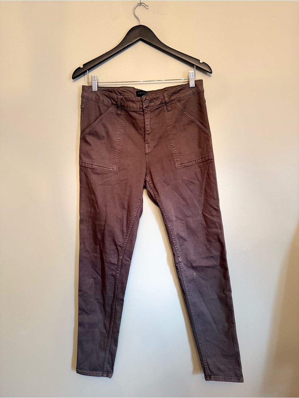 Sanctuary Brown Utility Cargo Skinny Pants Size 31